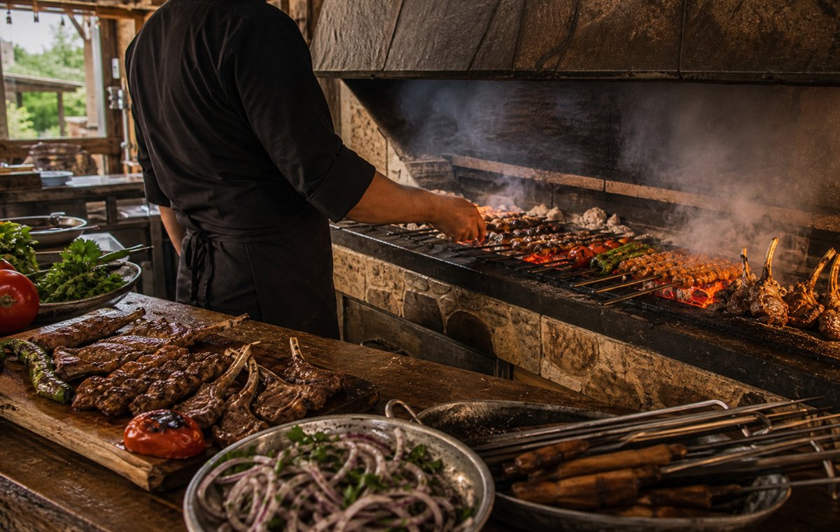 Sapak Et Mangal Bafra Mangal Başında görseli
